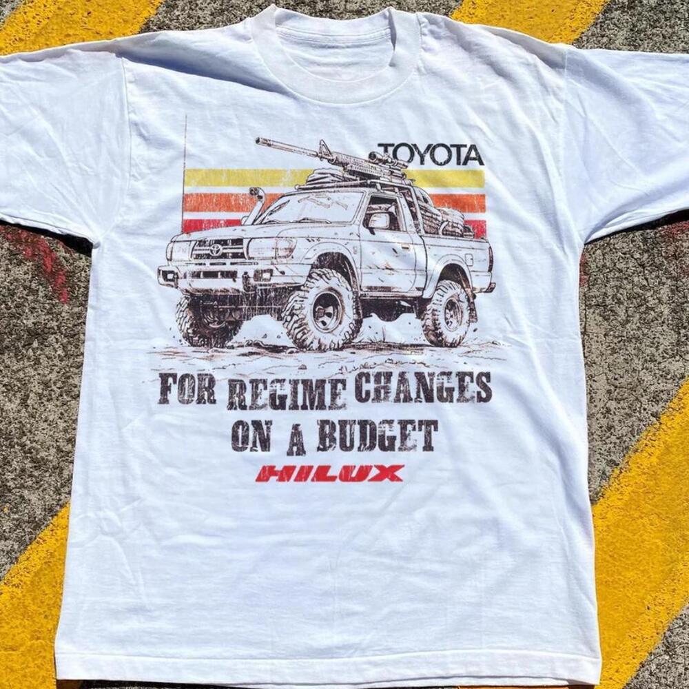 Gildan White T-Shirt, Toyota Hilux White T-Shirt